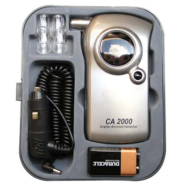 CA2000 Breathalyzer Full Pro Pack Including Hard Plastic Carry Case